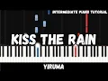 Download Lagu Yiruma - Kiss The Rain (Intermediate Piano Tutorial)