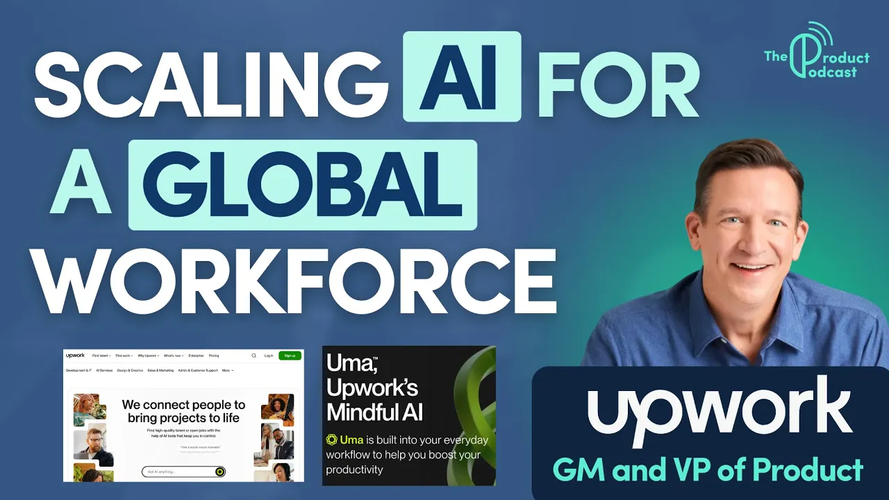 Upwork GM, VP of Product on The Future of Work with AI Agents & Freelancers        - YouTube thumbnail
