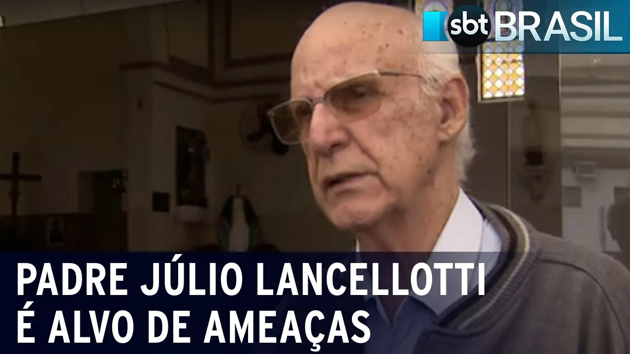 Padre Júlio Lancellotti é alvo de ameaças | SBT Brasil (28/08/23)