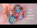 Turn your Photo into Kawaii Sticker Personalized Resin Keychain Tutorial Resin Art for Beginners