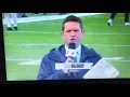 Todd McShay Kicked Off ESPN Coverage at Halftime Northwestern Wisconsin College Football 2020 Game