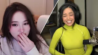 Valkyrae Reacts to "is it a crime to shake a*s?" by Offline TV & Friends