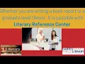 How to use Literary Reference Center