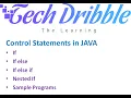 06-Control Statement JAVA in Tamil If Else Nested If If-else If in JAVA in Tamil