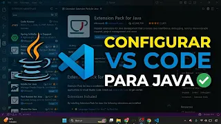 Como configurar VS Code para Java en 2026 JDK extensiones