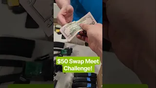 $50 Swap Meet Challenge! (can I find something to fix?) #airsoft #swapmeet