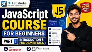 JavaScript Tutorial for Beginners Part 1 Introduction First Code Variables Data Types
