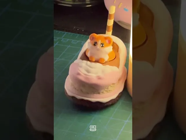 Hamster Cake Rider Clicker – Fidget Desk Toy video thumbnail