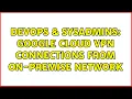 DevOps SysAdmins Google Cloud VPN connections from on-premise network