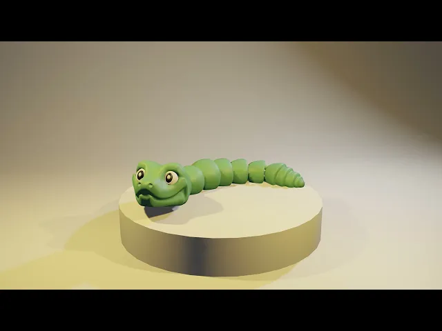 Slick - Articulated Snake Snap-Flex Fidget (Tight Joints) video thumbnail