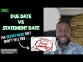 Statement Date vs Due Date - The Credit Score Hack Nobody Tells You