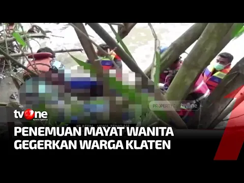 Geger Penemuan Mayat Wanita Membusuk di Sungai Mlese Klaten