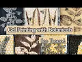 Botanical Gel Prints Bee Themed