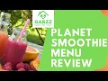 Planet Smoothie Menu A Review 2020