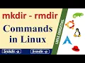 mkdir rmdir command in Linux Creating and Deleting Directories