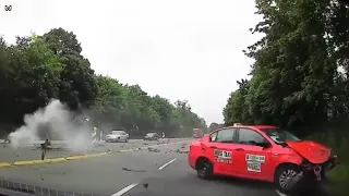 kompilasi kecelakaan mobil brutal u0026 fatal