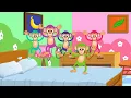 Five Little Monkeys | kids songs | kids tv nursery rhymes | kids tv songs | 5 lil monkeys