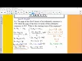 Arithmetic Sequences More Examples 1