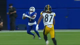 Muffed punt leads to a quick Steelers score