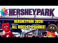 Hersheypark 2026 ALL RIDES at a Glance Hershey PA