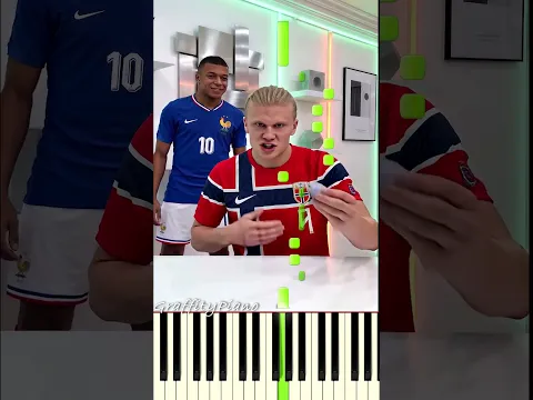 Haaland vs The Toy Rat  #football #haaland #parody Piano Tutorial