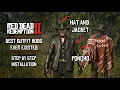 BEST 2 OUTFIT MODS IN RDR2 Leather Jacket Poncho Step By Step Installation guide RDR2 Mods