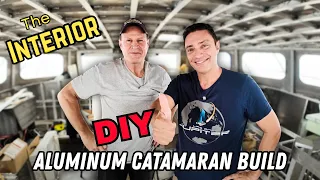 DIY ALUMINUM CATAMARAN BUILD ( The Interior )