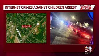 Suspect arrested for internet crimes against children Greenville home searched