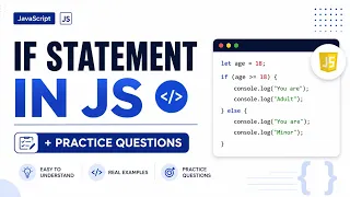 JavaScript If Statement Conditional Statements Explained Practice Questions
