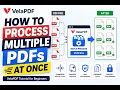 How to Process Multiple PDFs at Once VelaPDF Batch Tool 2025