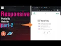 ASMR Coding Responsive Portfolio Website Skill Section Part-2