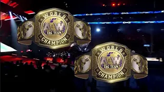 All Of AEW World Tag Team Championship Match Card Compilation 2019-2026 Chances