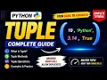 Python Tuple Complete Tutorial in Hindi Tuple in Python for Beginners Code With Manish