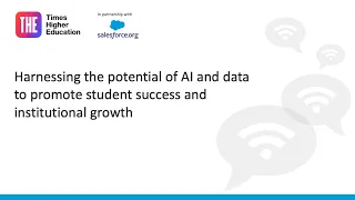Harnessing the potential of Al and data to promote student success and institutional growth