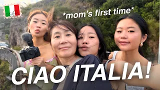 SURPRISING OUR MOM WITH HER DREAM VACATION IN ITALY!!! *vlog*