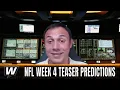 NFL Week 4 Teaser Predictions Betting GoldSheet s 2023-24 NFL Picks and Predictions
