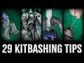 How to KITBASH almost anything 29 tricks and tips for better builds