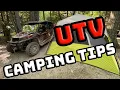 Top 5 UTV Camping Tips