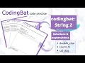 CodingBat Python double - char count