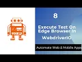 How To Execute WebdriverIO Scripts In Microsoft Edge Browser