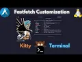 Add Logo To FastFetch IN Konsole Alacritty Kitty Terminal Arch Linux Any Distro