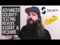 Advanced Solidity Tutorial Unit Testing Revert Assert and Require with Proxy Contracts