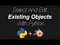 How to Select And Transform Objects With Python in Blender