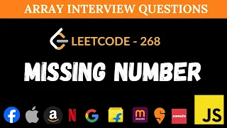 Missing Number - Leetcode 268 JavaScript Solution Explained