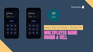 React Native UI Components for a Multiplayer Game Board Cell