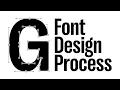 Type design process making Right Grotesk font in Glyphs
