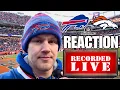 LIVE Buffalo Bills fan REACTION to Divisional Round OVERTIME loss at Denver Broncos