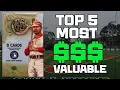 TOP 5 MOST VALUABLE IN 2O22 TOPPS ALLEN AND GINTER