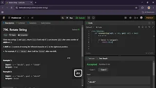 796 Rotate String LeetCode Python
