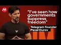 I ve seen how governments suppress freedom Telegram founder Pavel Durov at Oslo Freedom Forum
